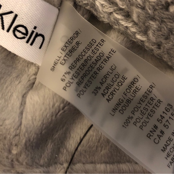 Calvin Klein Women’s Ribbed Knit Headband Heathered Medium Gray OS NWT - Picture 8 of 10